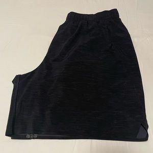 Lululemon black surge shorts 6” inseam